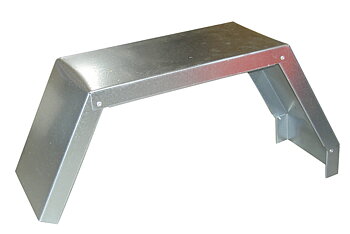 Skärm, plåt, Bred 220mm, galvad  (hö/vä)