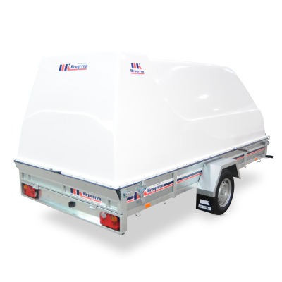 SLÄPVAGN ::: 345 x 165 cm :: OBROMSAD :: 750 kg - BK #34 - 8