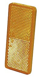 Reflex gul 90x40 självhäftande