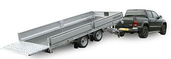 Nugent bilsläp Tiltbed - 545 x 226 cm ::: 3500 kg 