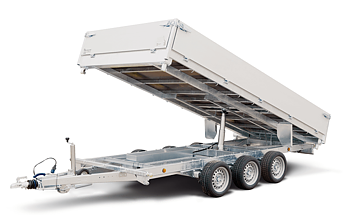 401 x 202 cm  - 3500 kg  : : 3-axlad : : Tre-vägs-tipp - Henra