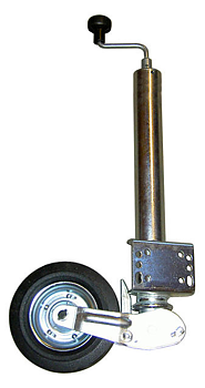 Stödhjul Ø 60 mm, fällbar med fast fäste