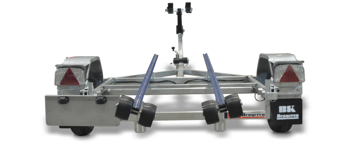 12 fots - 750 kg = för vattenskoter =  Båttrailer BK PS0712 - 3