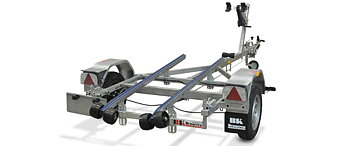 12-fots - 750 kg = för vattenskoter  = BROMSAD = Båttrailer BK PS0812