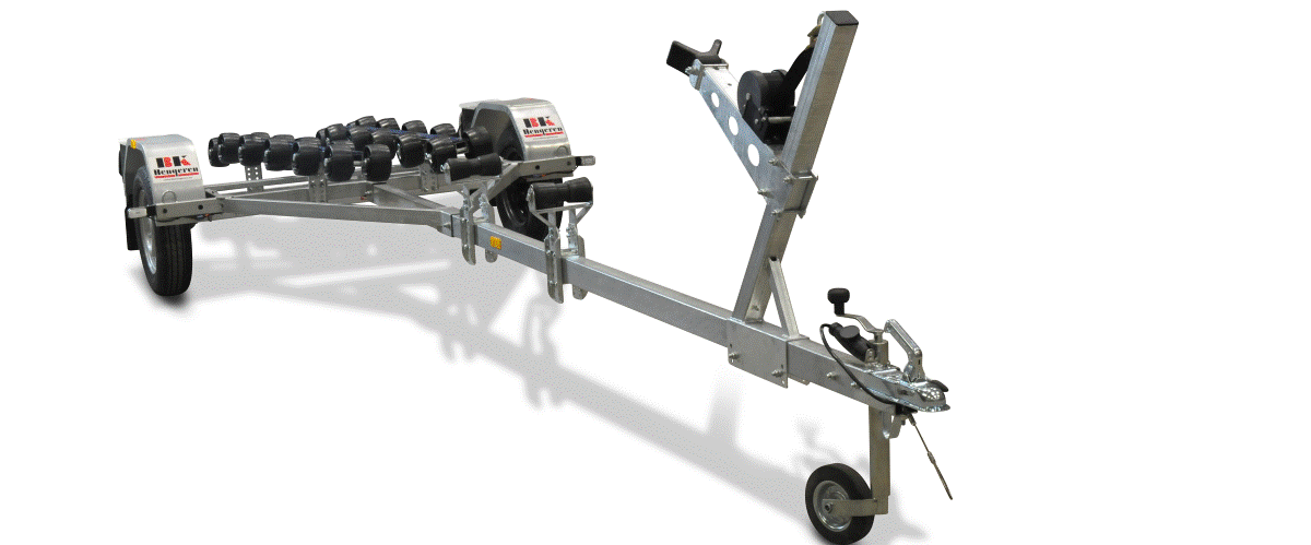  17-fots  - 750 kg = för pioner = Båttrailer BK P0716 Pio - 3