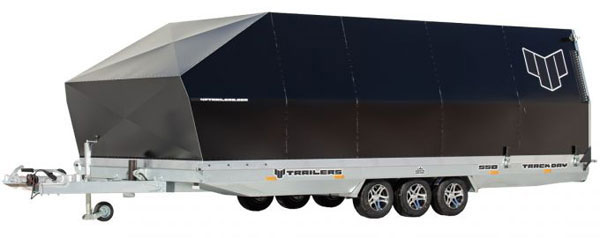 4P TrackDay 550TD G3 Wide Biltrailer 237 x 550 cm - 2