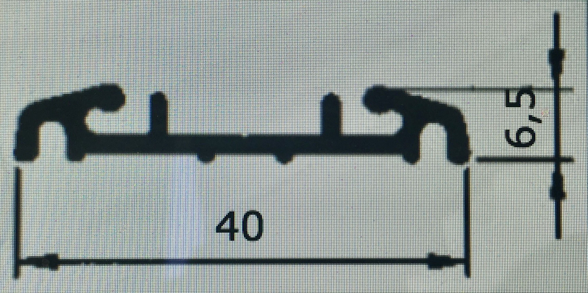 Dekorlist aluminiumlist och plastlist  - 2