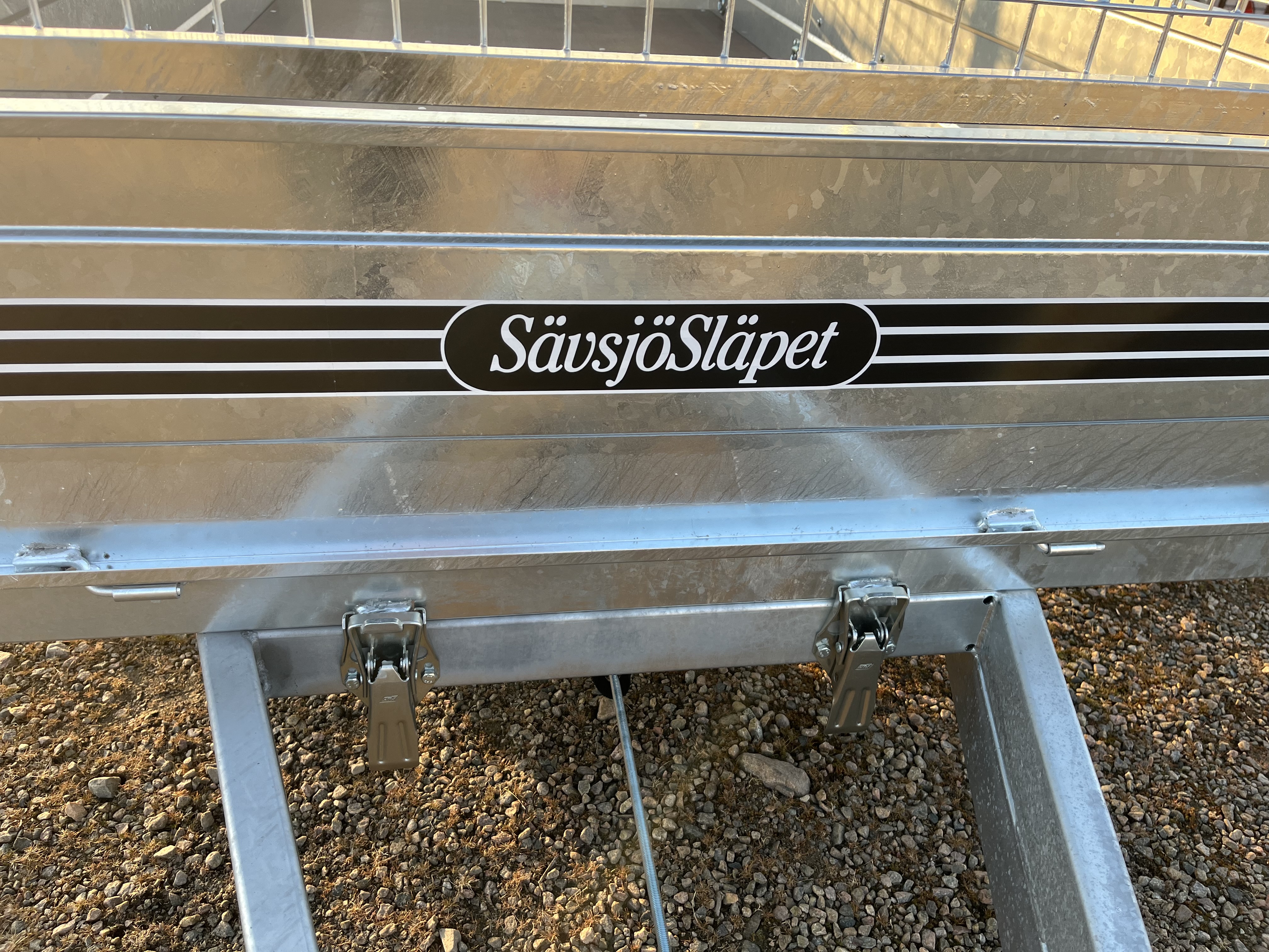 SLÄPVAGN  SÄVSJÖ FTO 2500 flak 250 x 130 cm totalvikt 750 kg - OBROMSAD DNG14N - 4