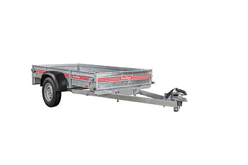  SLÄPVAGN ::: 283 x 135 cm :: 500 <- - >750 kg :: OBROMSAD :: Sävsjö flak FTO 2830