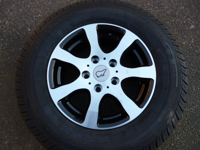 Aluminiumhjul sommar 185/80R14 C8 5 bult
