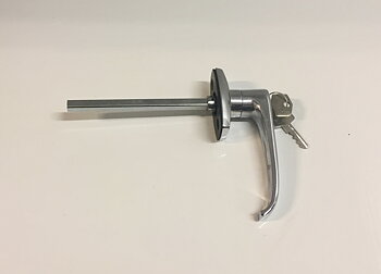 Låshandtag förkromat