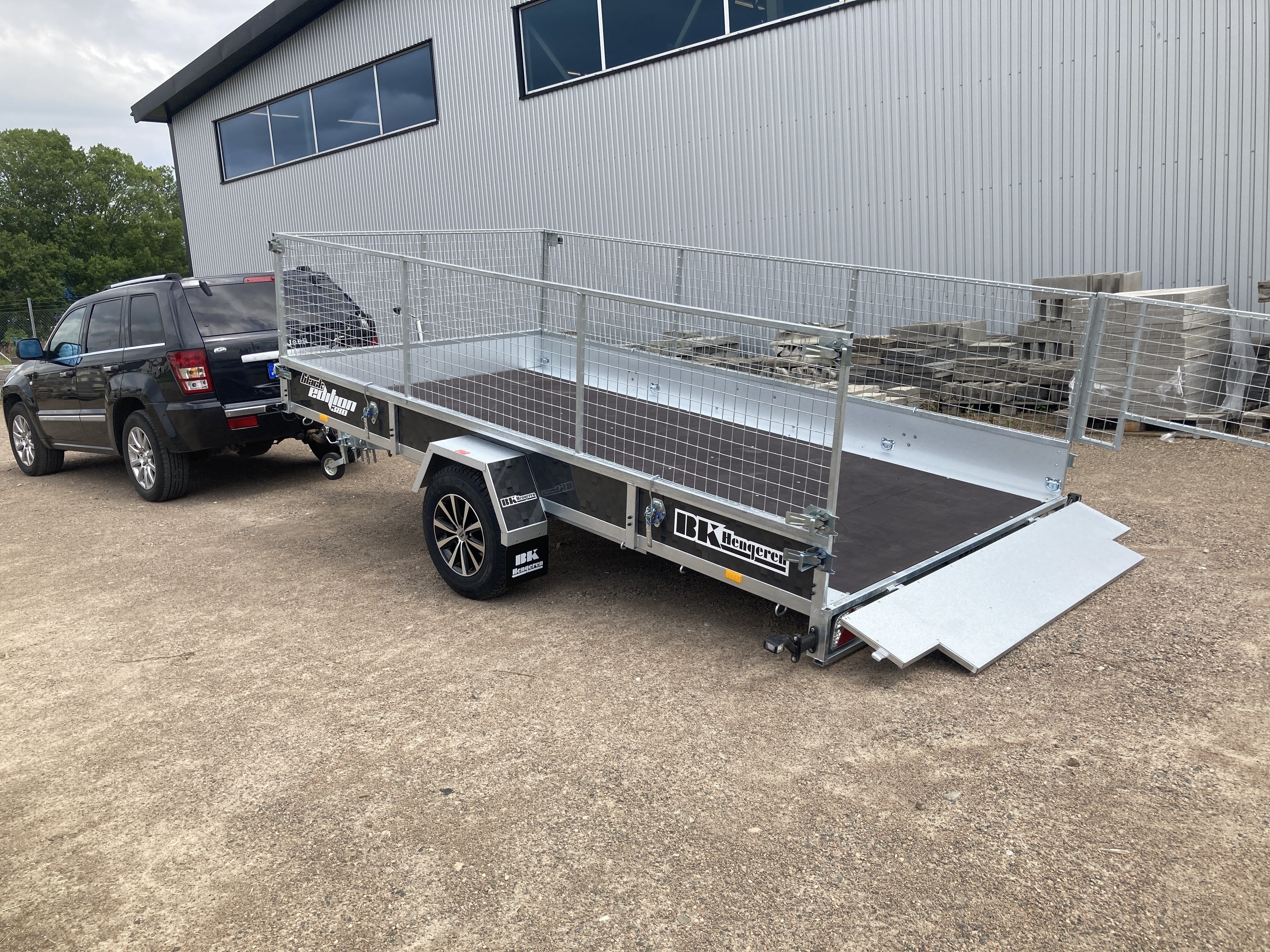 SLÄPVAGN ::: 380 x 195 cm - 1000 :: 1200 :: 1300 :: 1500  kg - BK #38 - 2