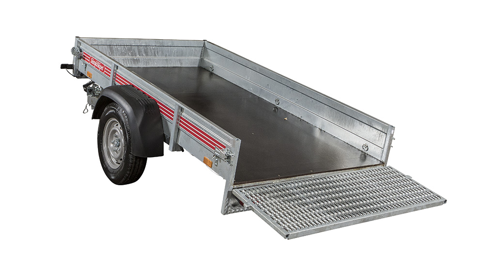 SLÄPVAGN ::: 360 x 150 cm - 850-1000 kg - Sävsjö FTB 3601 - 5