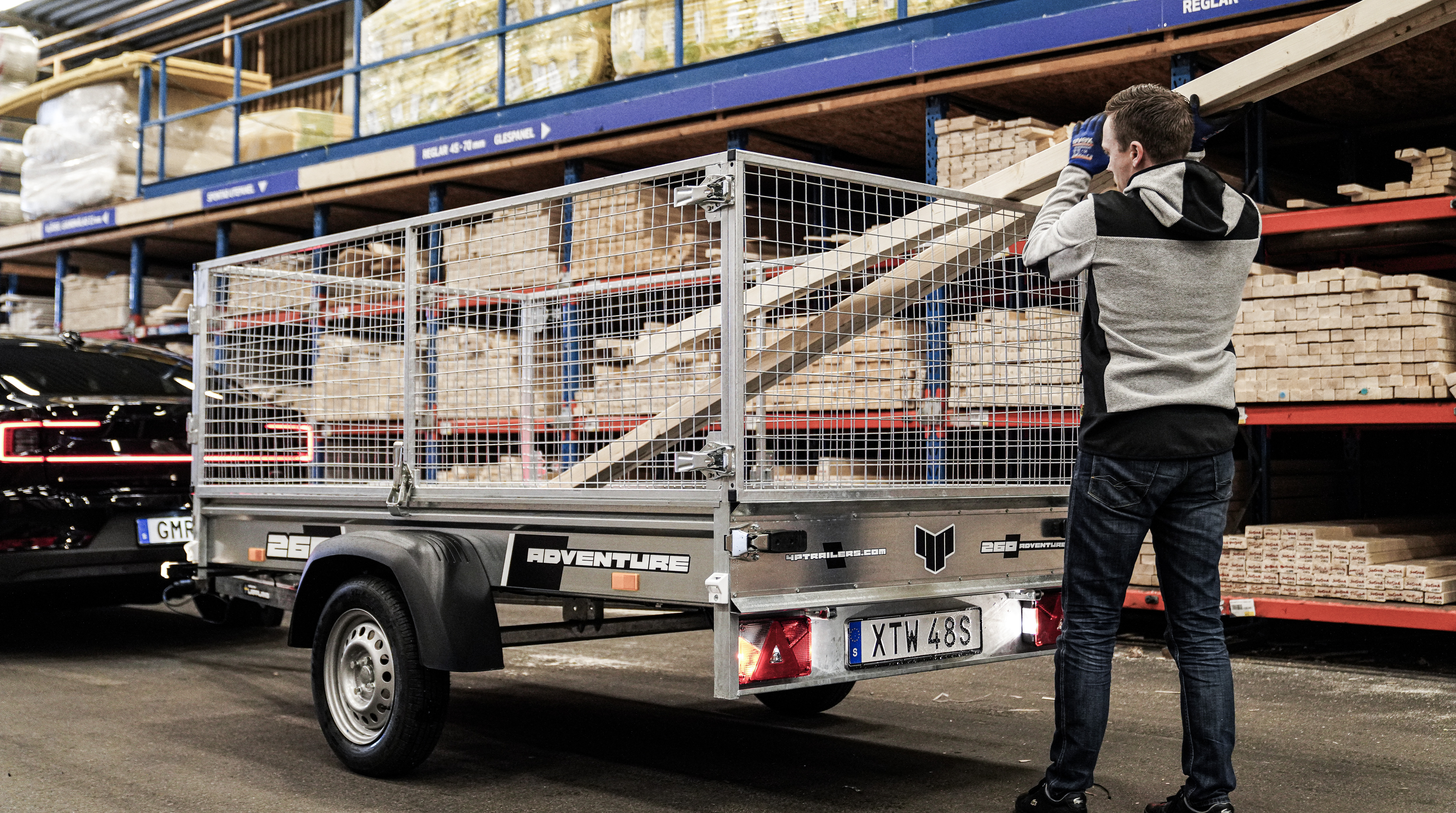 4P Adventure 260A  135x260cm -750 kg KOMPOSITFLAK - 5