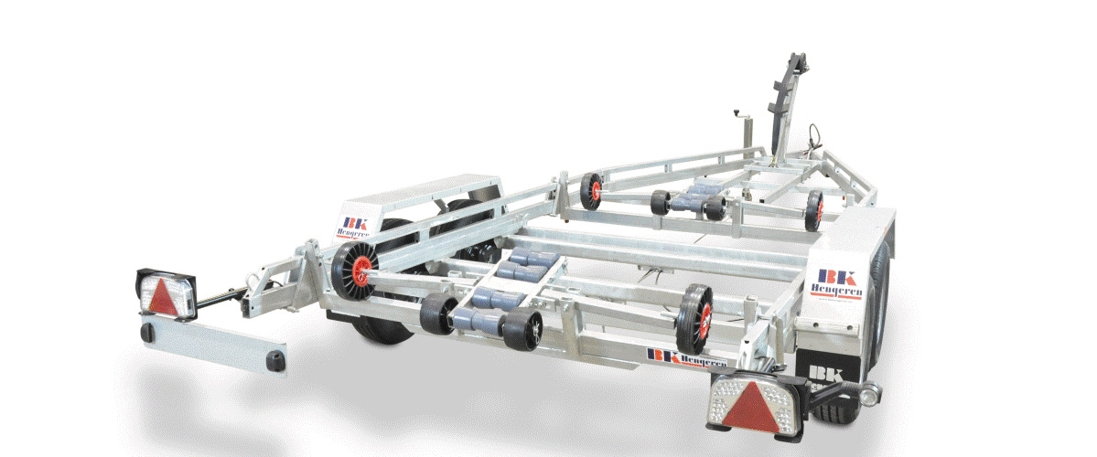 24-fots  (1) - 2000 kg = Båttrailer BK P2024B