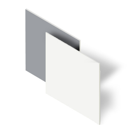 Plyfa 18x1525x3050 Vit - ljusgrå