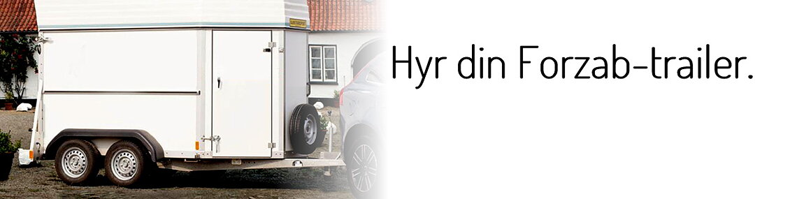 Hästsläp - hyra