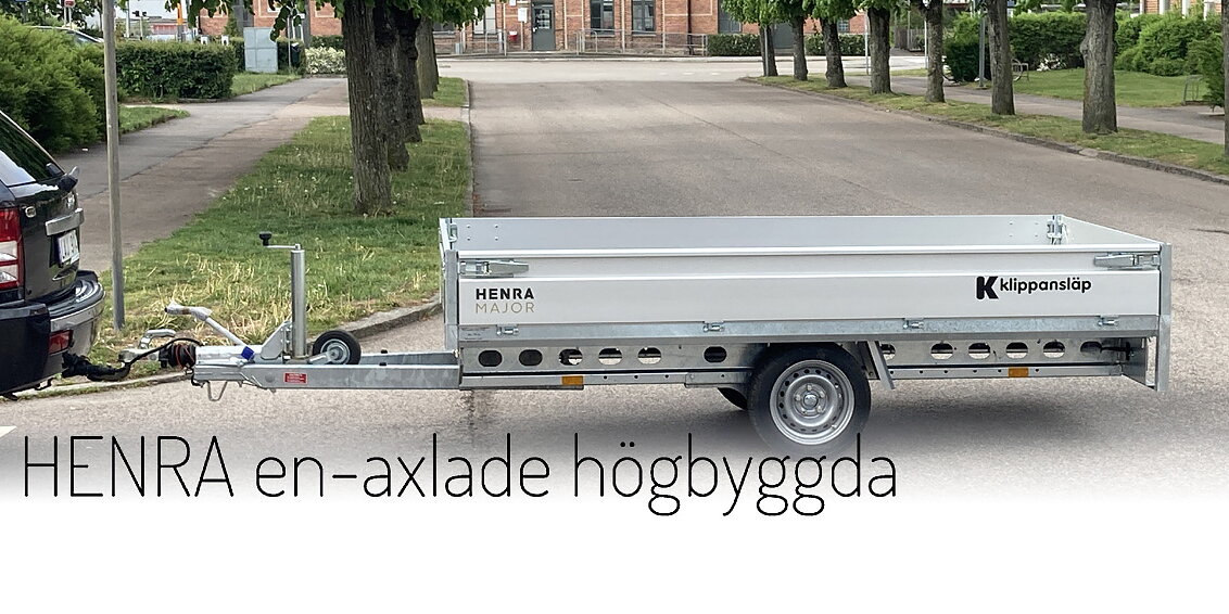 Högbyggd en-axlad