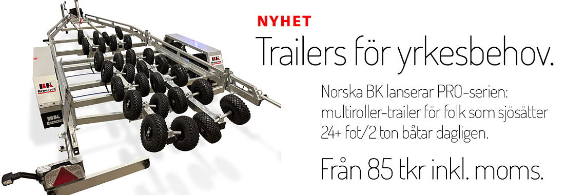 BK båttrailer - PRO