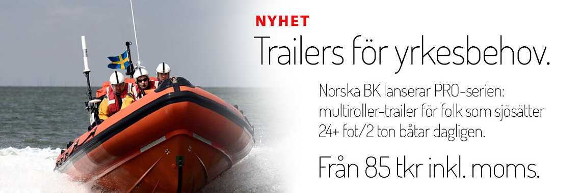 BK båttrailer - PRO