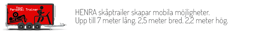Henra - Skåpsläp / skåptrailers
