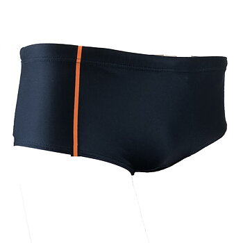 Badehose T-Trunk Boys black/orange (16 cm side)