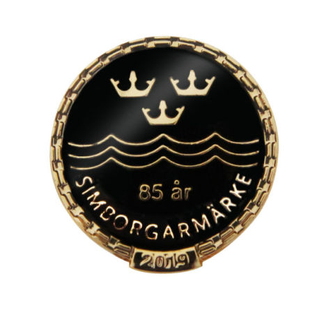 Simborgarmärket 2019 Simmärke