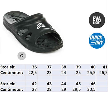 Swim shoe Pool Shoe black from Aquarapid