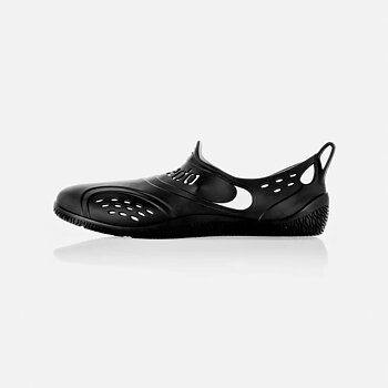 Zanpa schwarz/weiße Badeschuhe von Speedo