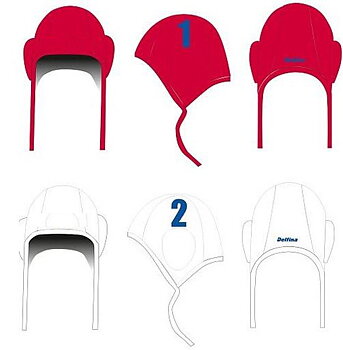 Water Polo Caps Set White