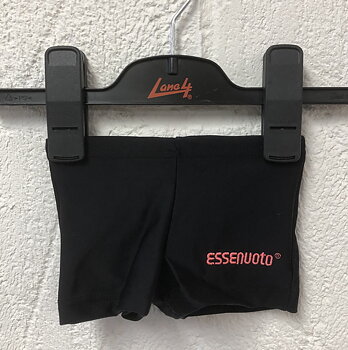 Black swimtrunk for boys (boxer style)