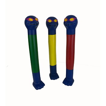 Diving sticks from Lane 4