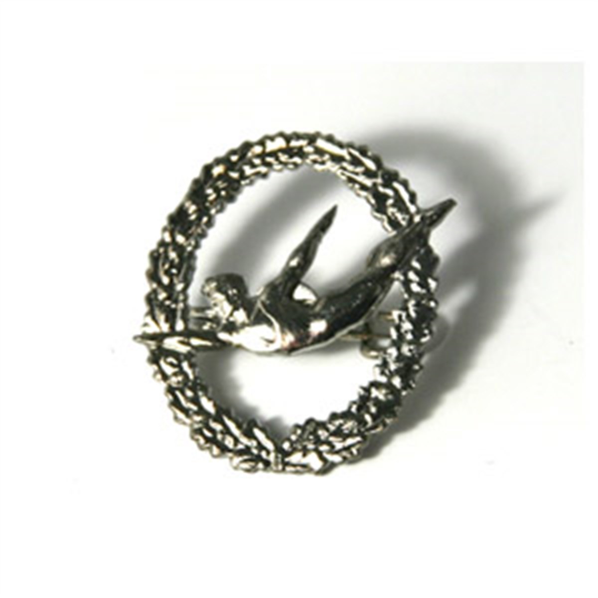 Simhoppsmärke Silver