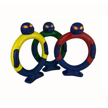 Diving rings from Lane 4