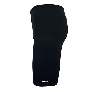 Herren Aron Elite schwarz Silikon Jammer Badehose - Lane 4