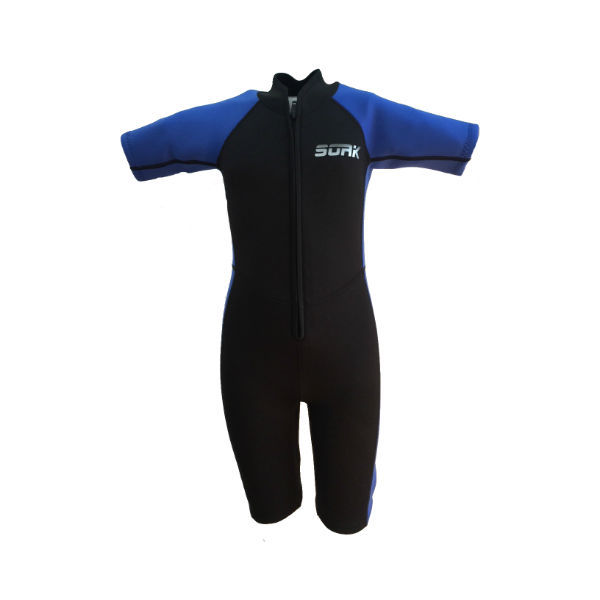 Wetsuit Kid Shark junior black/blue 