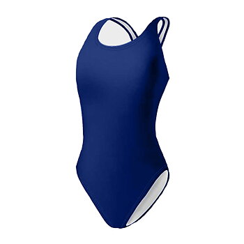 Badeanzüge Girl Marineblau mit XM-Back