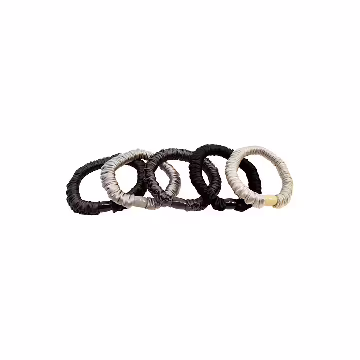 Pipol´s Bazaar Ruffle Satin Elastic Dark Mix 5 PCS - 2