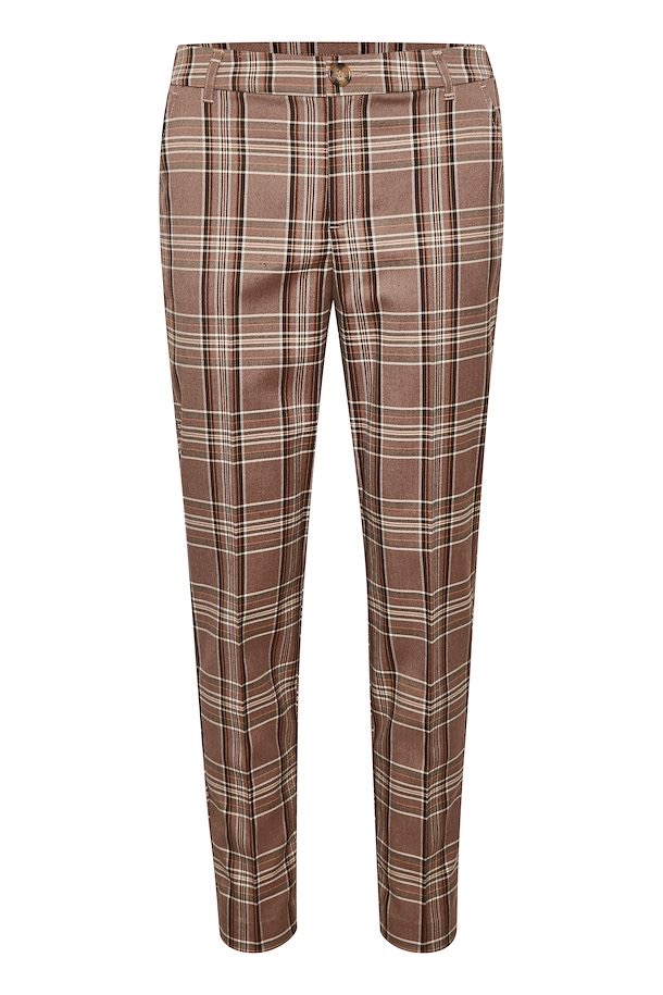 Checkered deals cigarette trousers