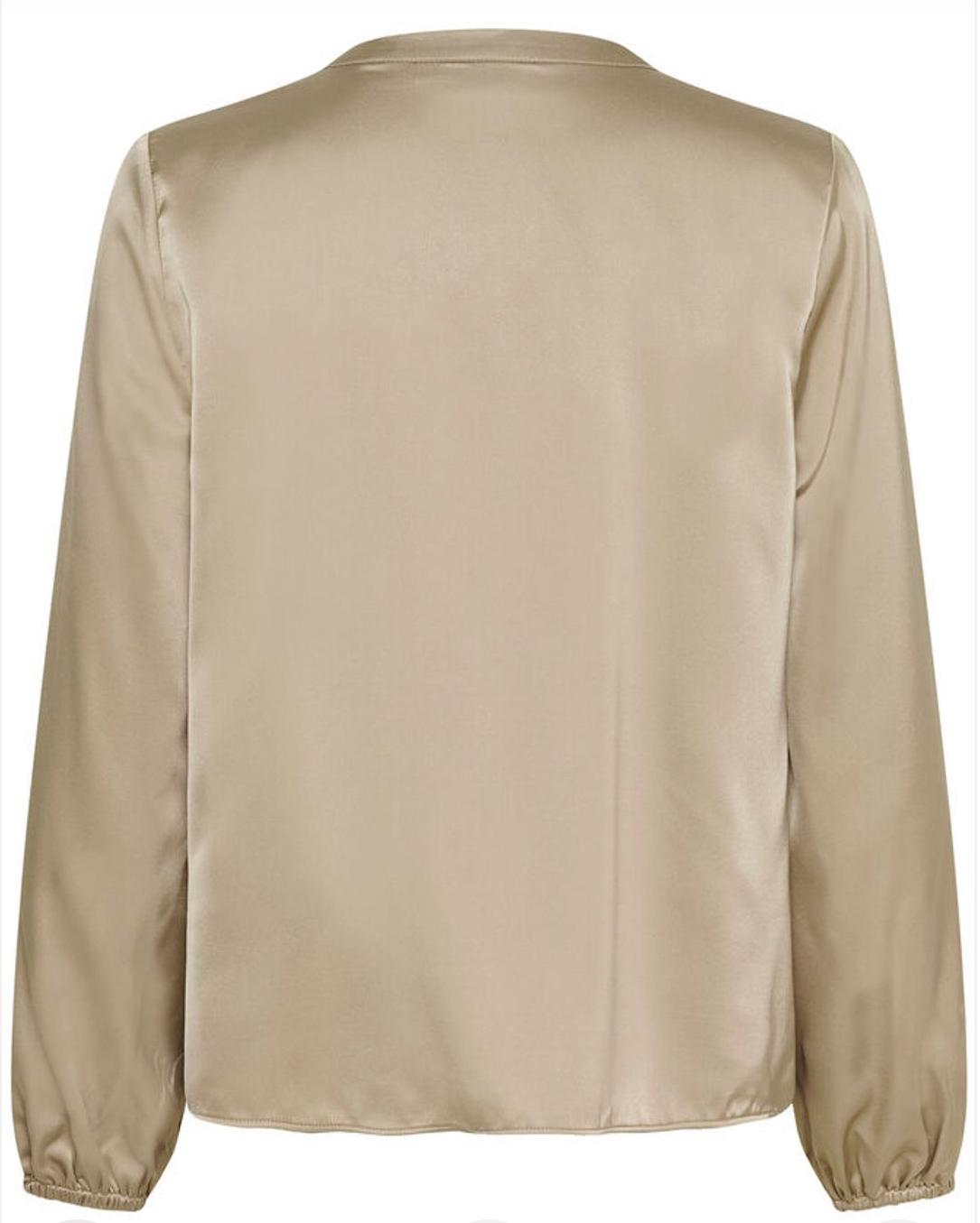 Saint Tropez Lodisa Silk Blouse Greige Champagne - 4