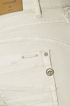 Cream Lotte Plain Twill Coco Fit Chalk