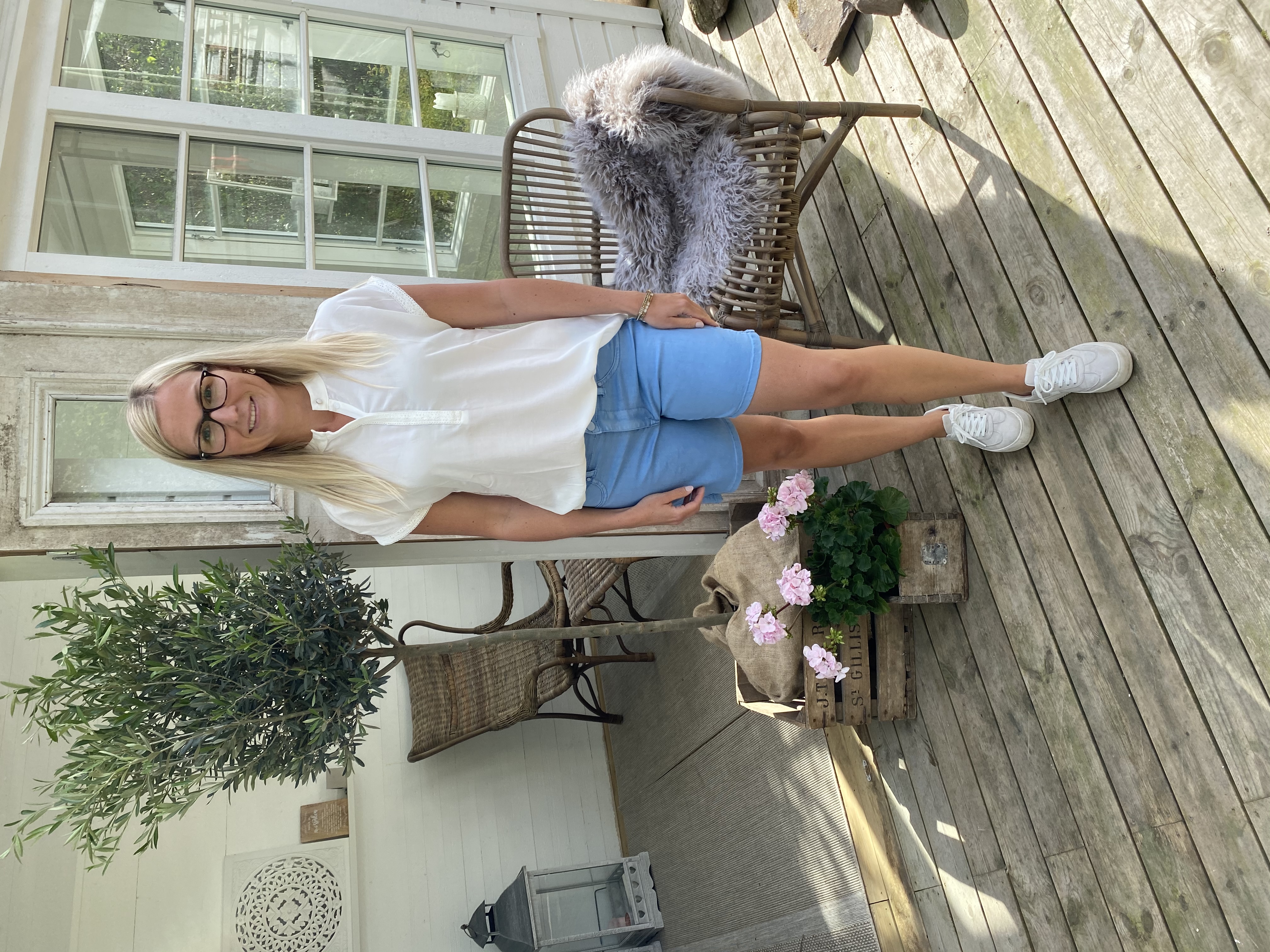Culture Asta Twill Shorts Powder Blue