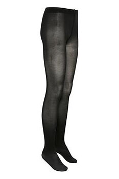 Cream Madonna Tights Pitch Black 