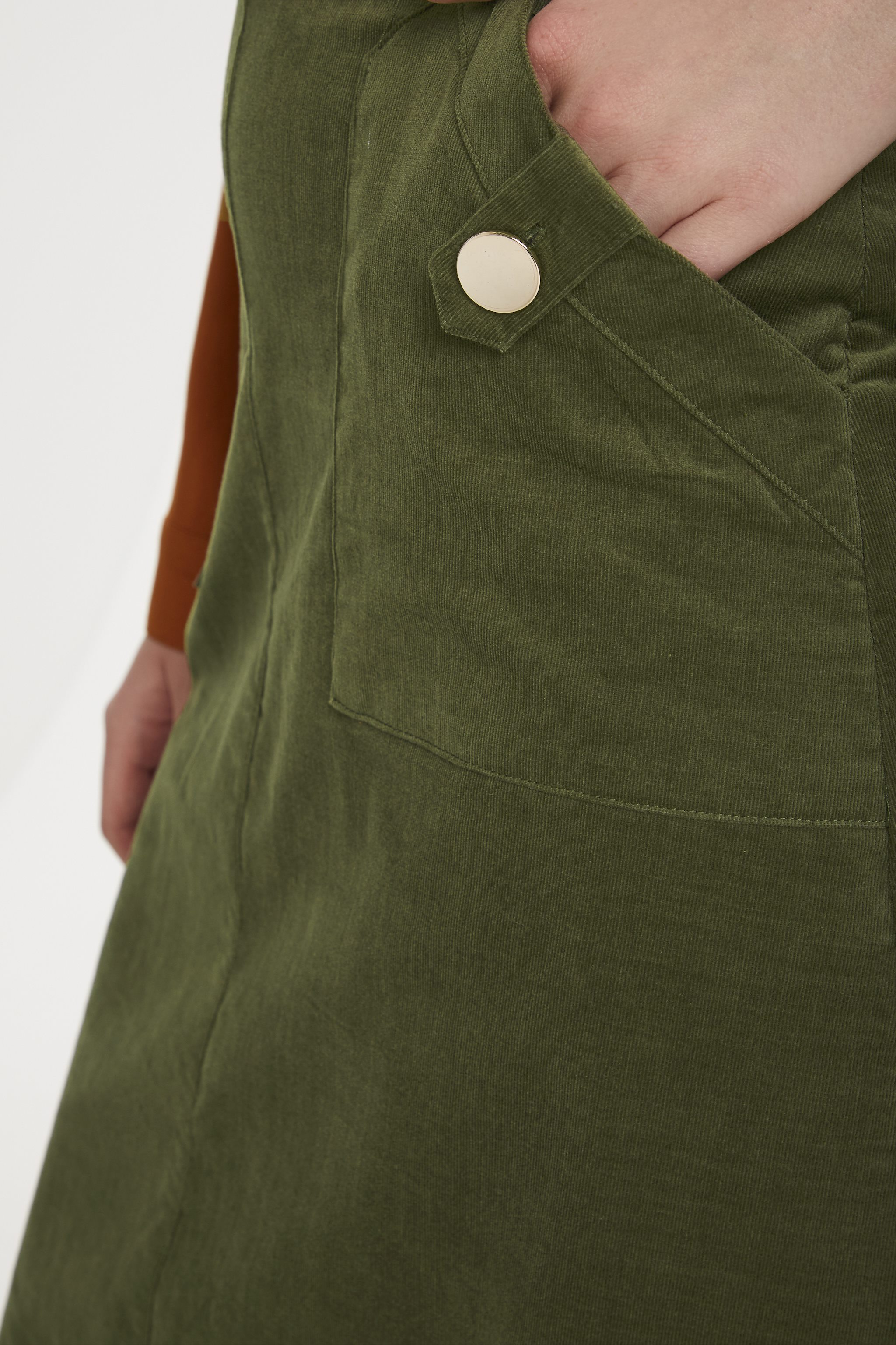 Saint Tropez Cordie Skirt Army Green - 4