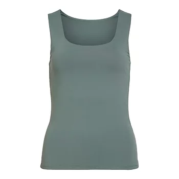 Vila Kenza U-Neck S/L Tank Top balsan Green