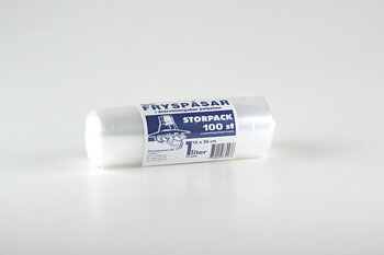 Fryspåsar 1-liter plana 100st/rulle