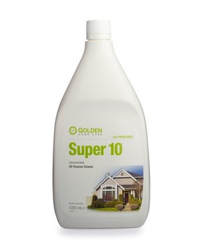 Super 10  1liter  Det bästa medlet för att ta bort mögel på altanen Tex.