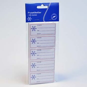 Frysetiketter 100st