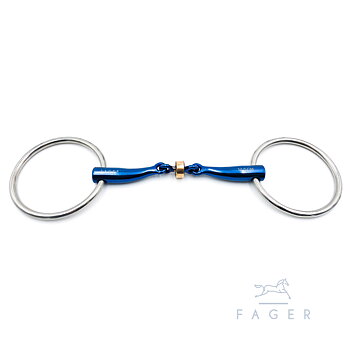 Fager "Sally" Titanium Anatomic Copper Roller Loose Ring