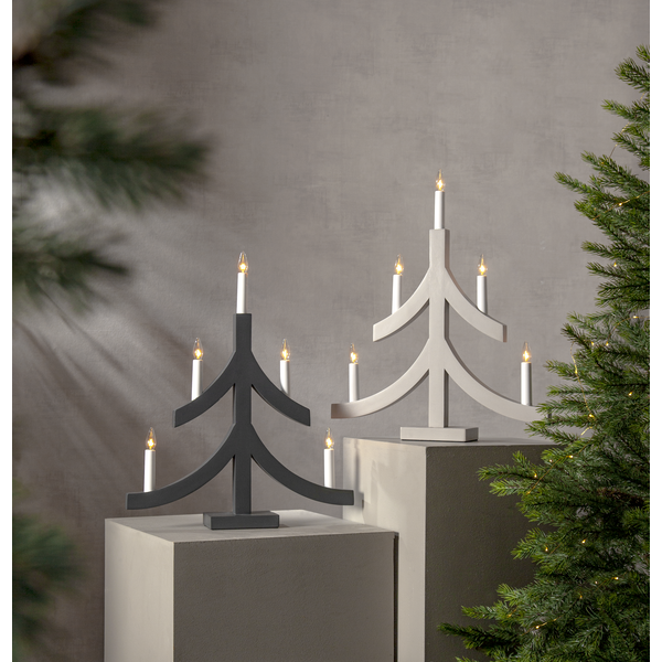Star Trading Pagod Granformad ljusstake höjd 47,5cm Beige. - 4